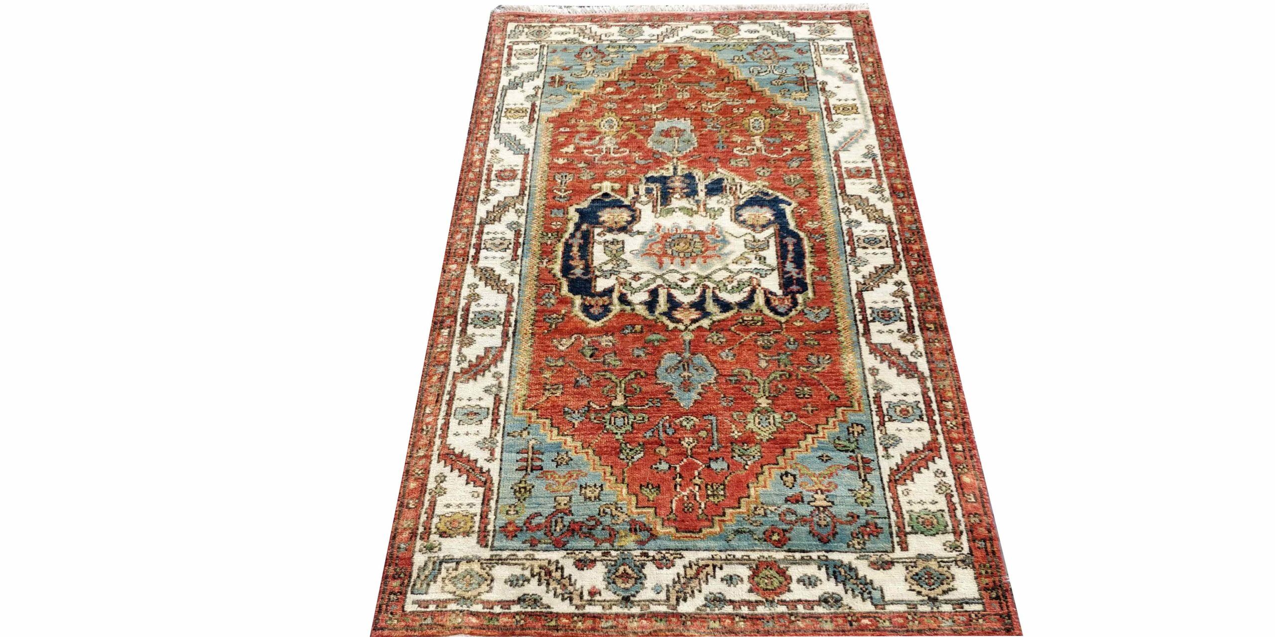 3X5 Rusty Red Modern Age Heriz Rug 1 4138002 Scaled 1
