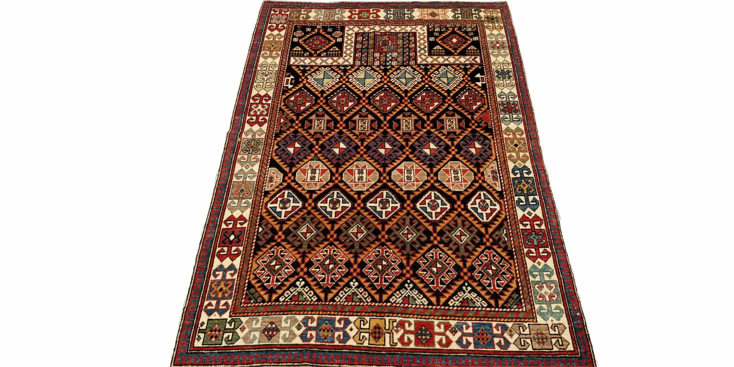 4X6 Navy Blue Modern Age Kazak Rug 1 7730123 Scaled 1