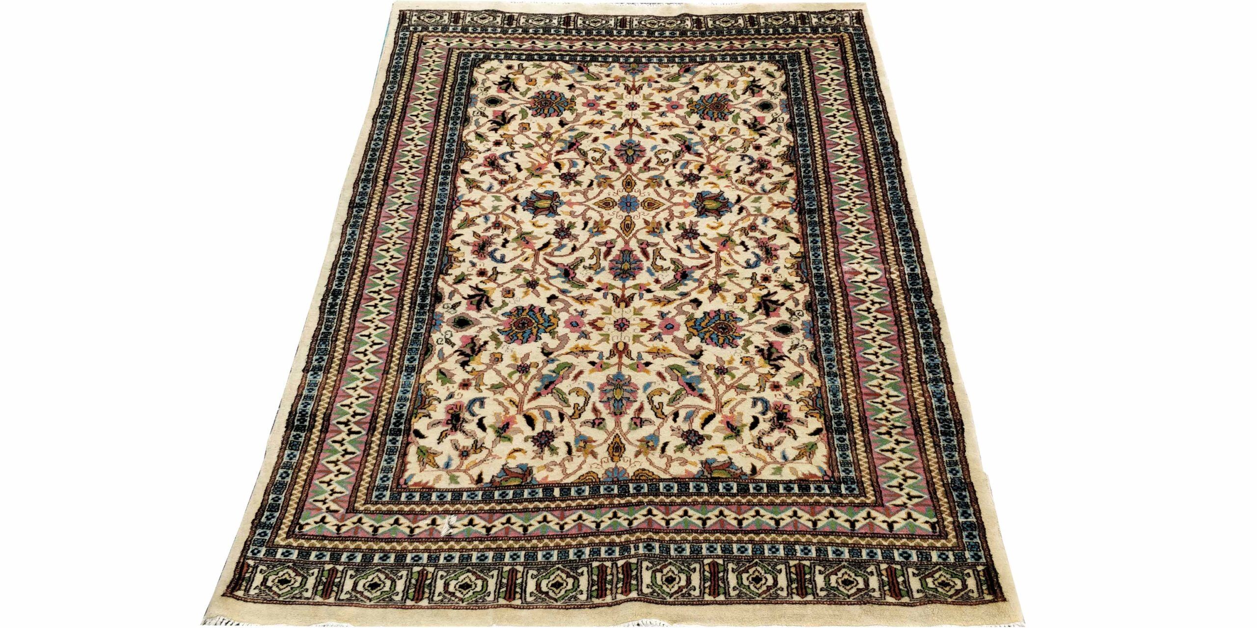 4X6 Ivory Modern Age Tabriz Rug 1 0683090 Scaled 1