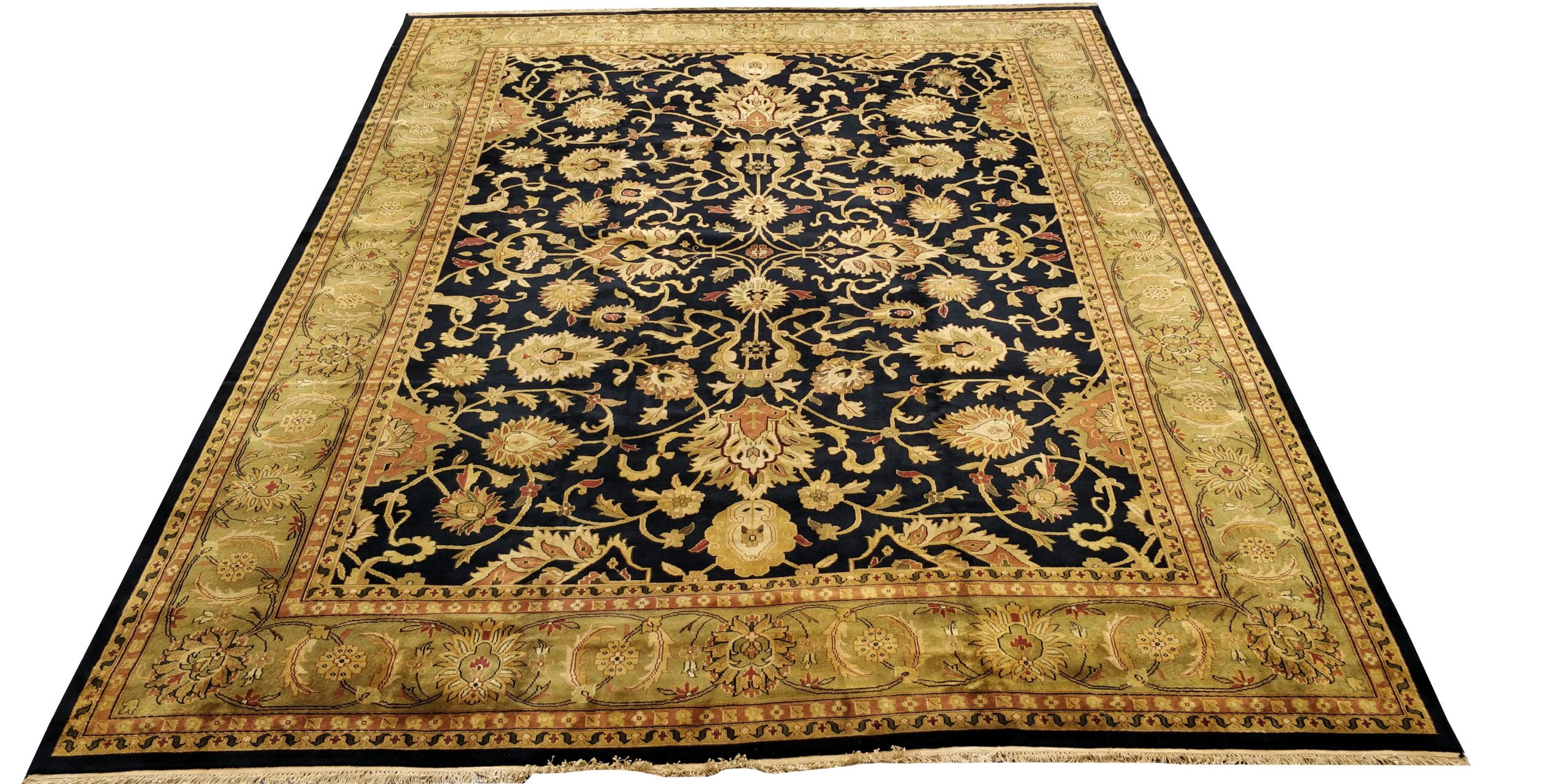 12X15 Black Semi Antique Sultanabad Rug 1 0683910 Scaled 1