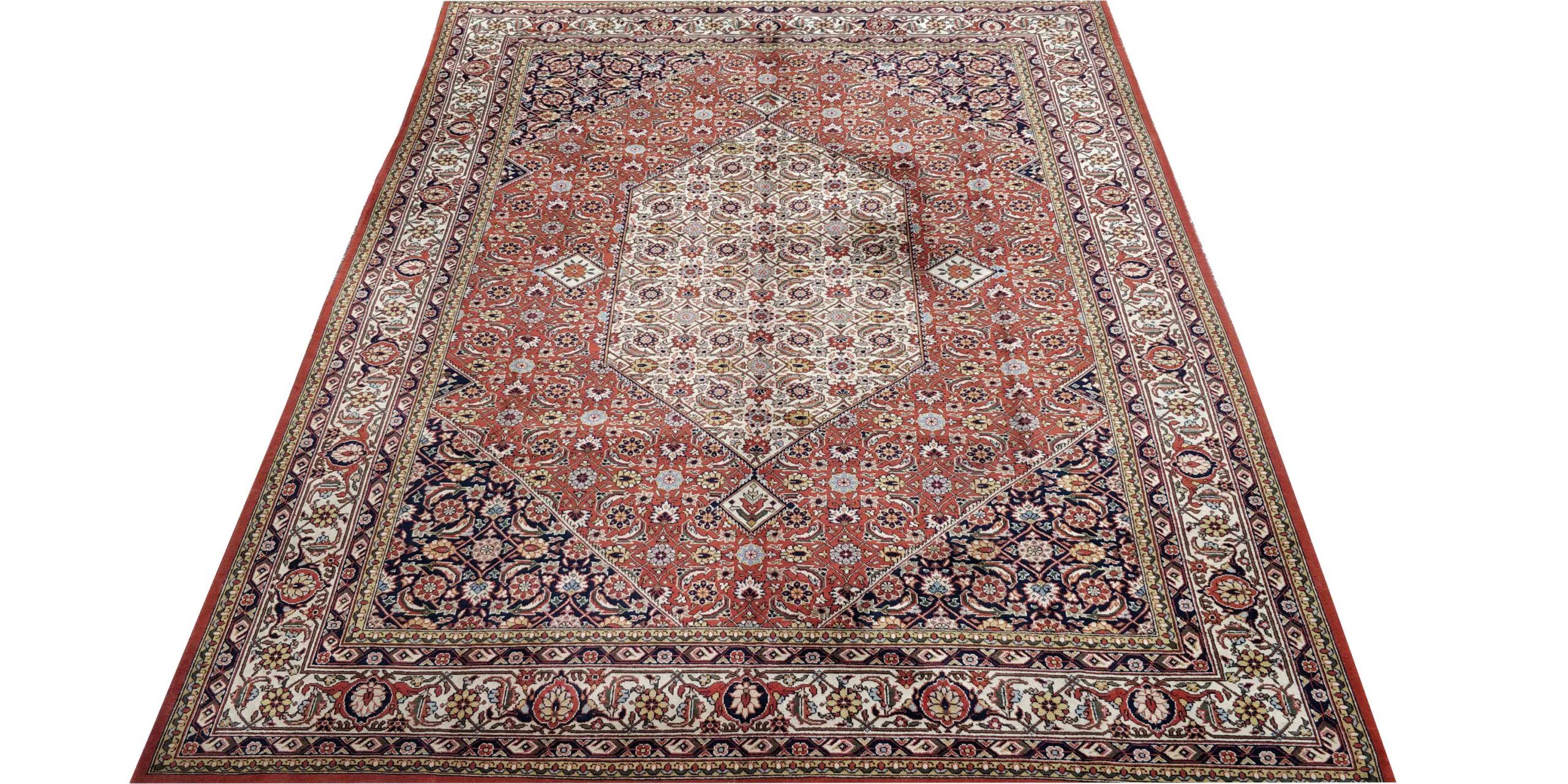 9X12 Consign-Caroline Mitchel Antique Romanian Tabriz Rug 1 0684294 1 Scaled 1