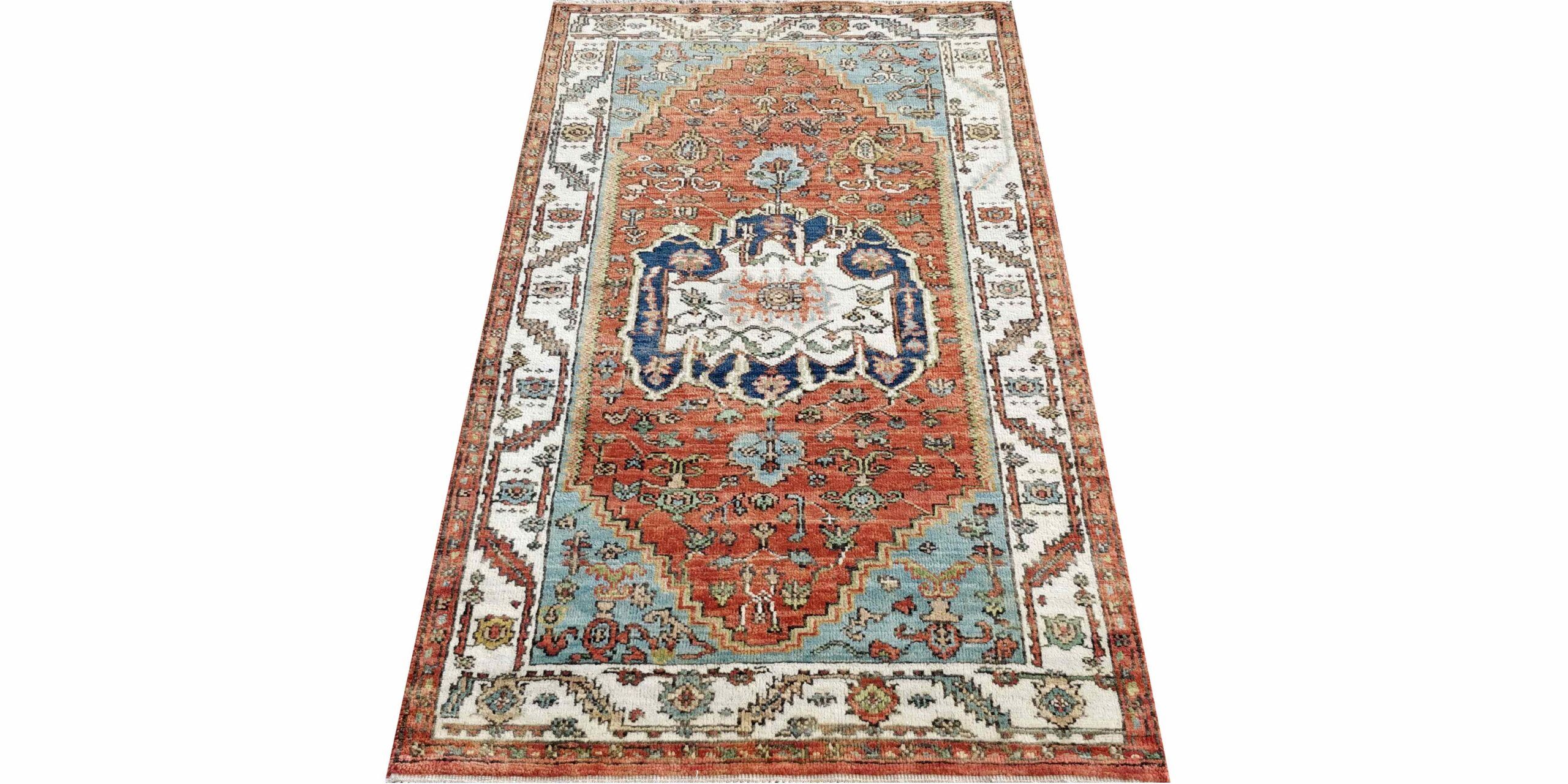 3X5 Rusty Red Modern Age Heriz Rug 1 4138089 Scaled 1