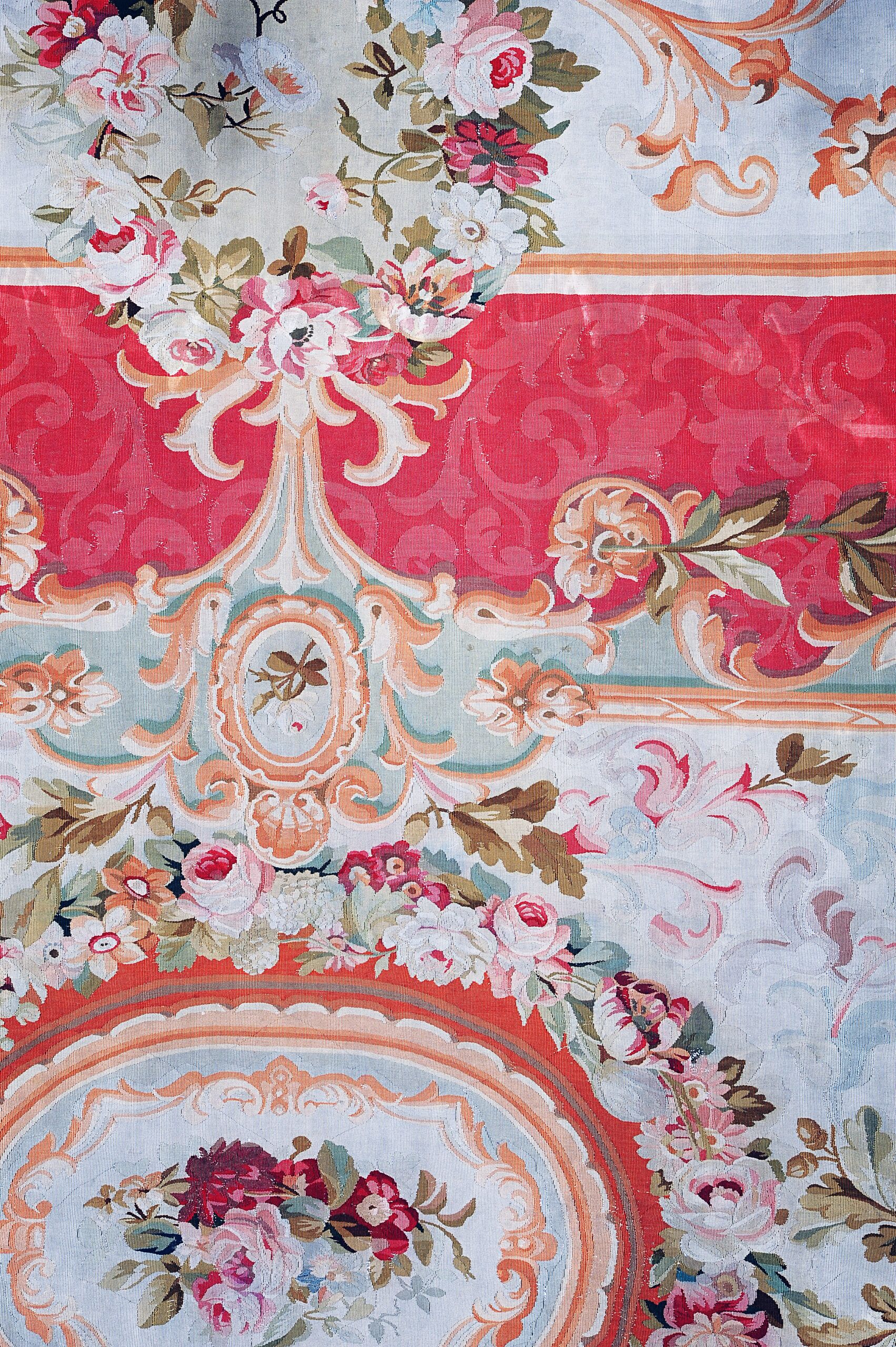 Antique French Aubussan 19Th Century 2 49 054 Scaled 1