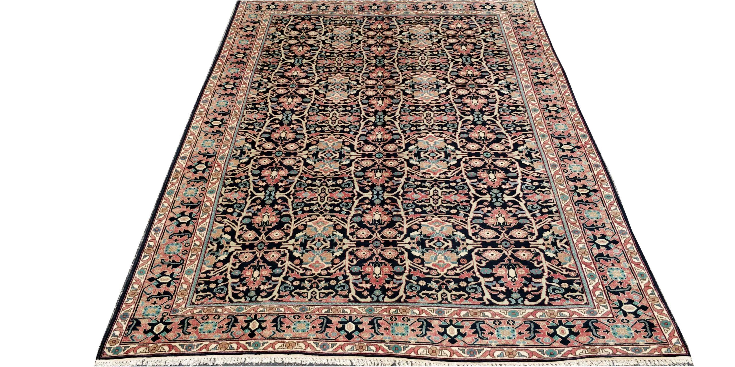 9X12 Blue Semi Antique Bidjar Rug 1 7729808 1 Scaled 1