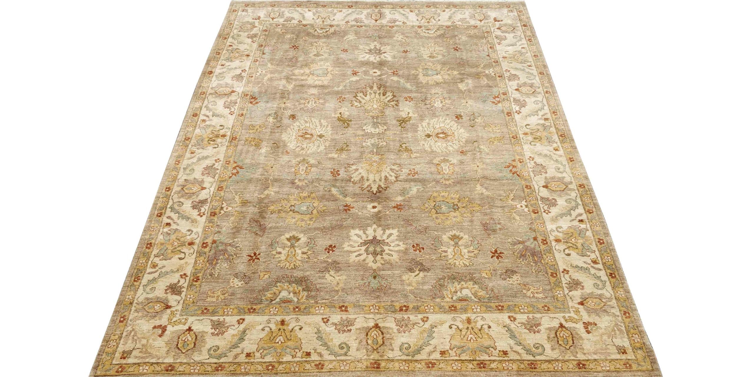 9X12 Taupe Modern Age Agra Oushak Rug 1 7729810 1 Scaled 1