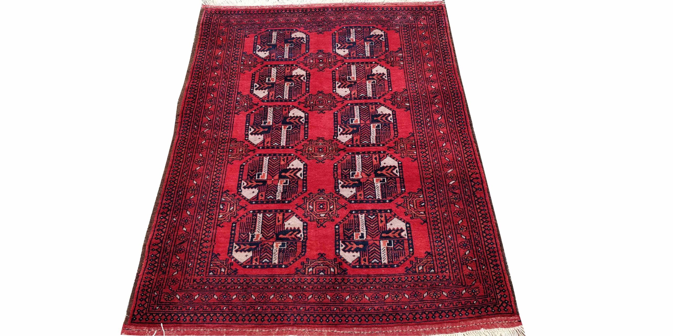 3X5 Red Antique Turkoman Rug 1 7729921 Scaled 1