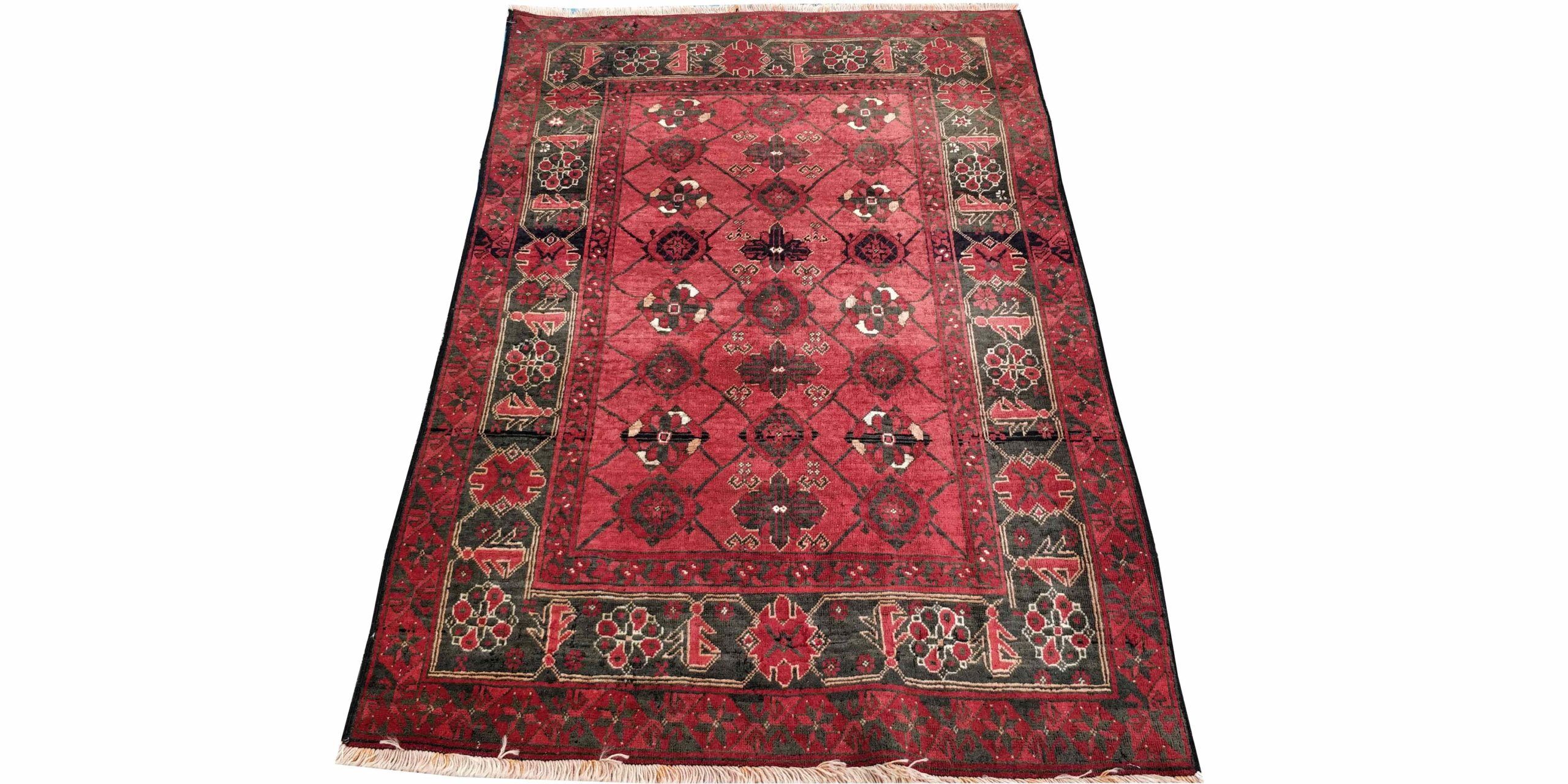 3X5 Red Antique Turkoman Rug 1 7729926 Scaled 1