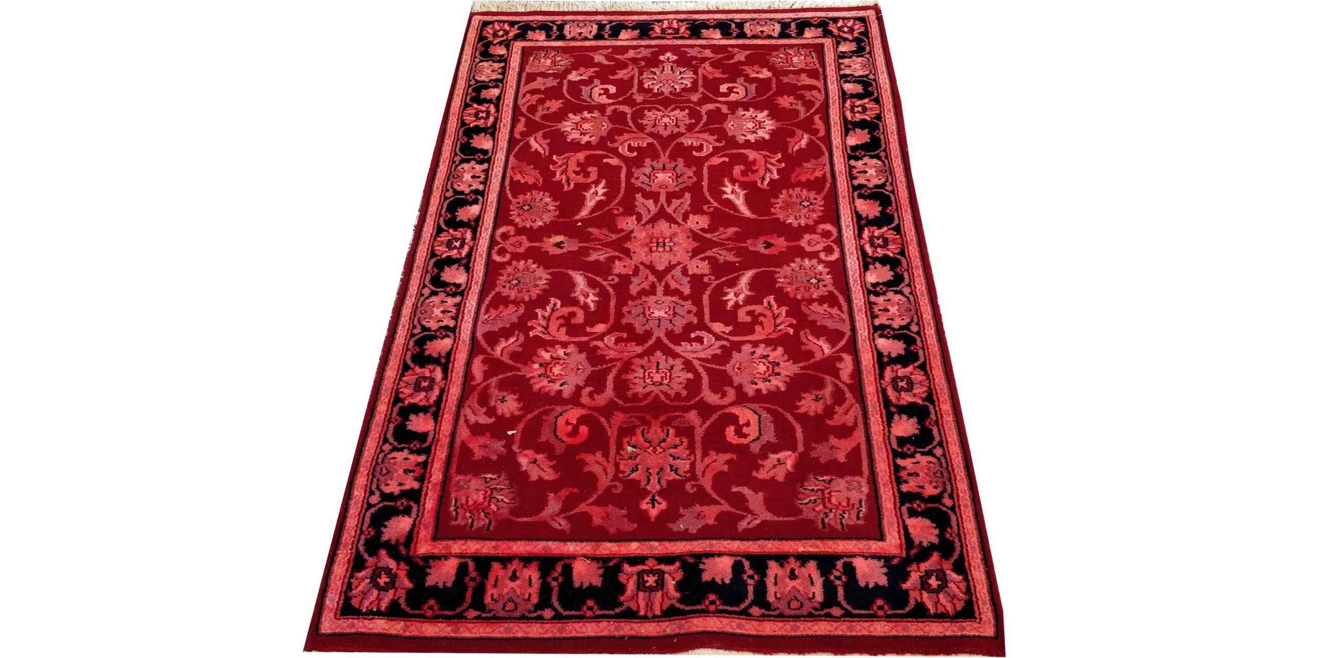 3X5 Bright Pink Modern Age Overdye Agra Rug 1 7729944 Scaled 1