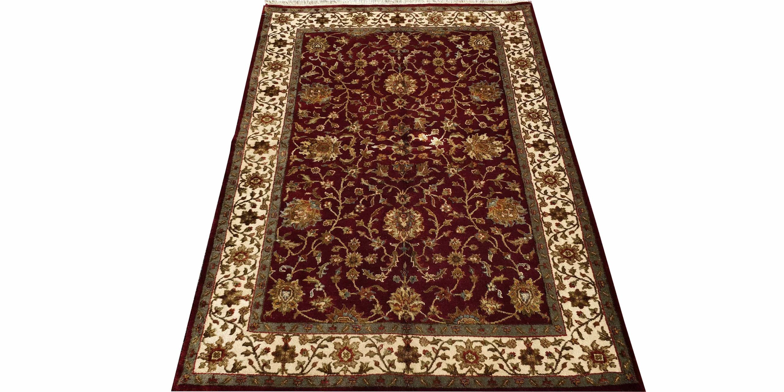 4X6 Maroon Modern Age Agra Rug 1 7730112 Scaled 1
