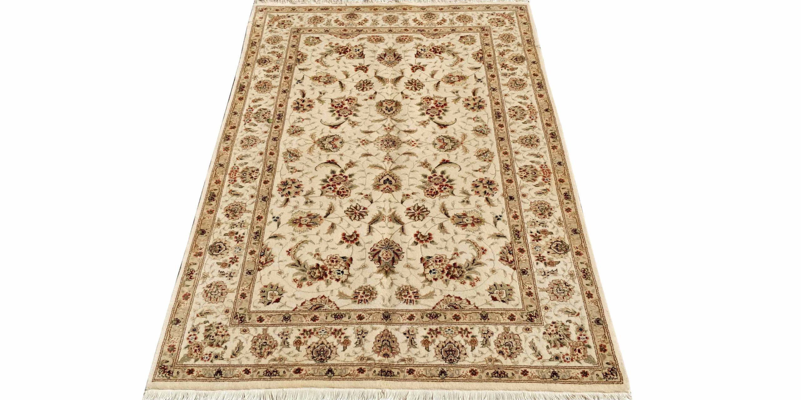 4X6 Ivory Modern Age Tabriz Rug 1 7730146 Scaled 1