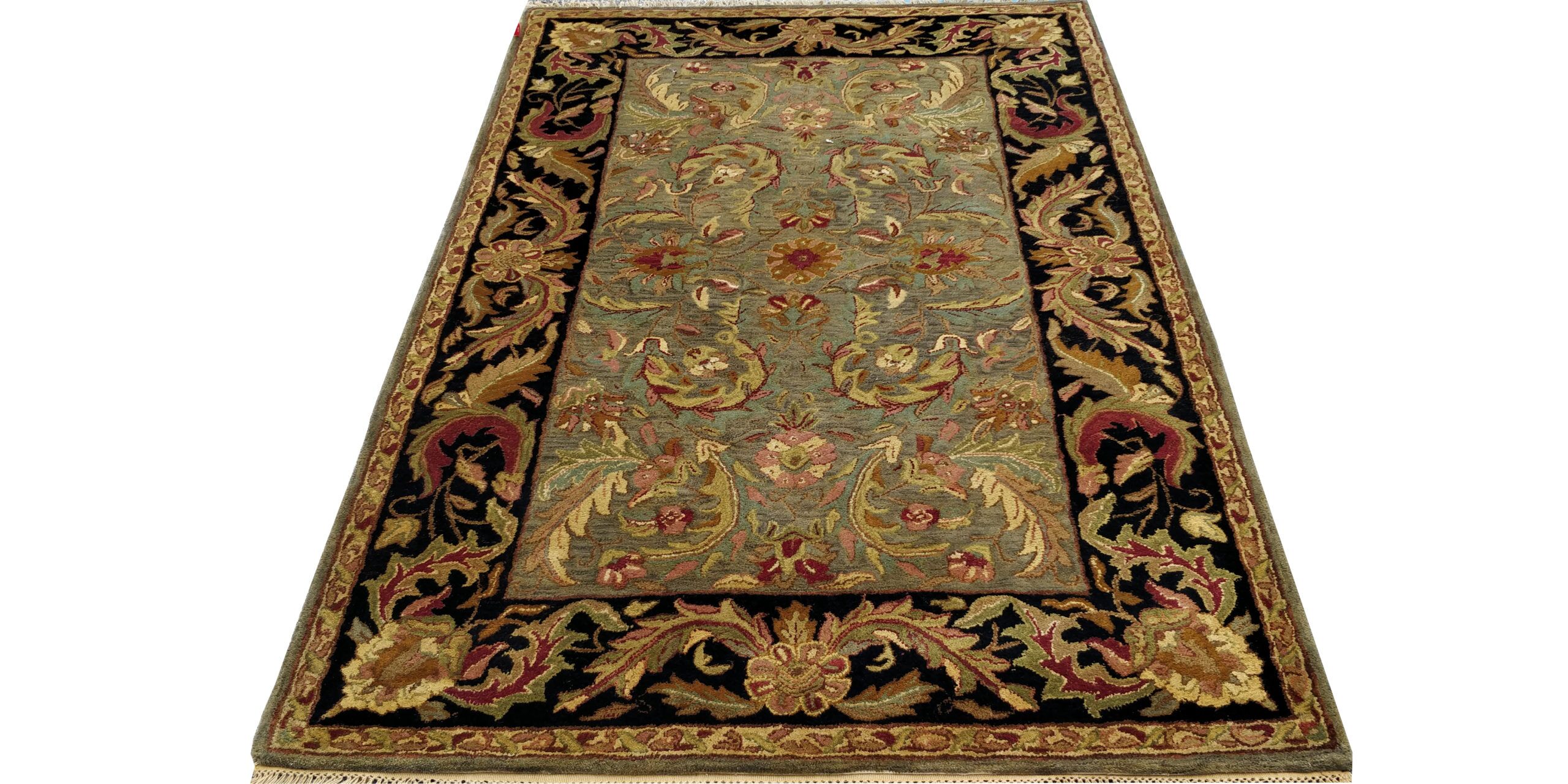 5X7 Green Modern Age Agra Rug 1 7730584 Scaled 1