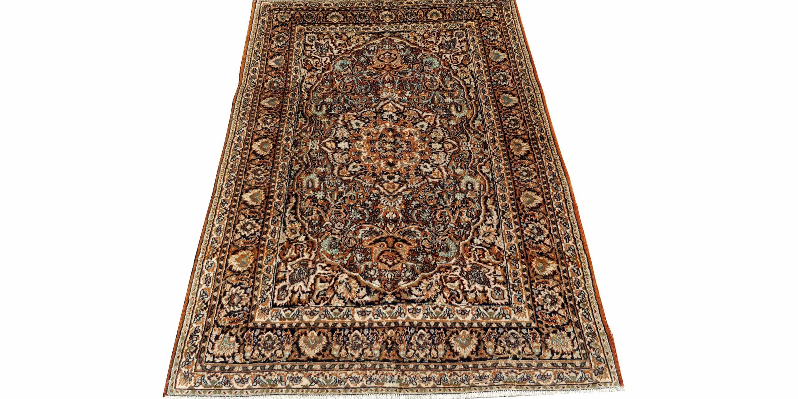 4X6 Blue Semi Antique Tabriz Rug 1 9589715 Scaled 1