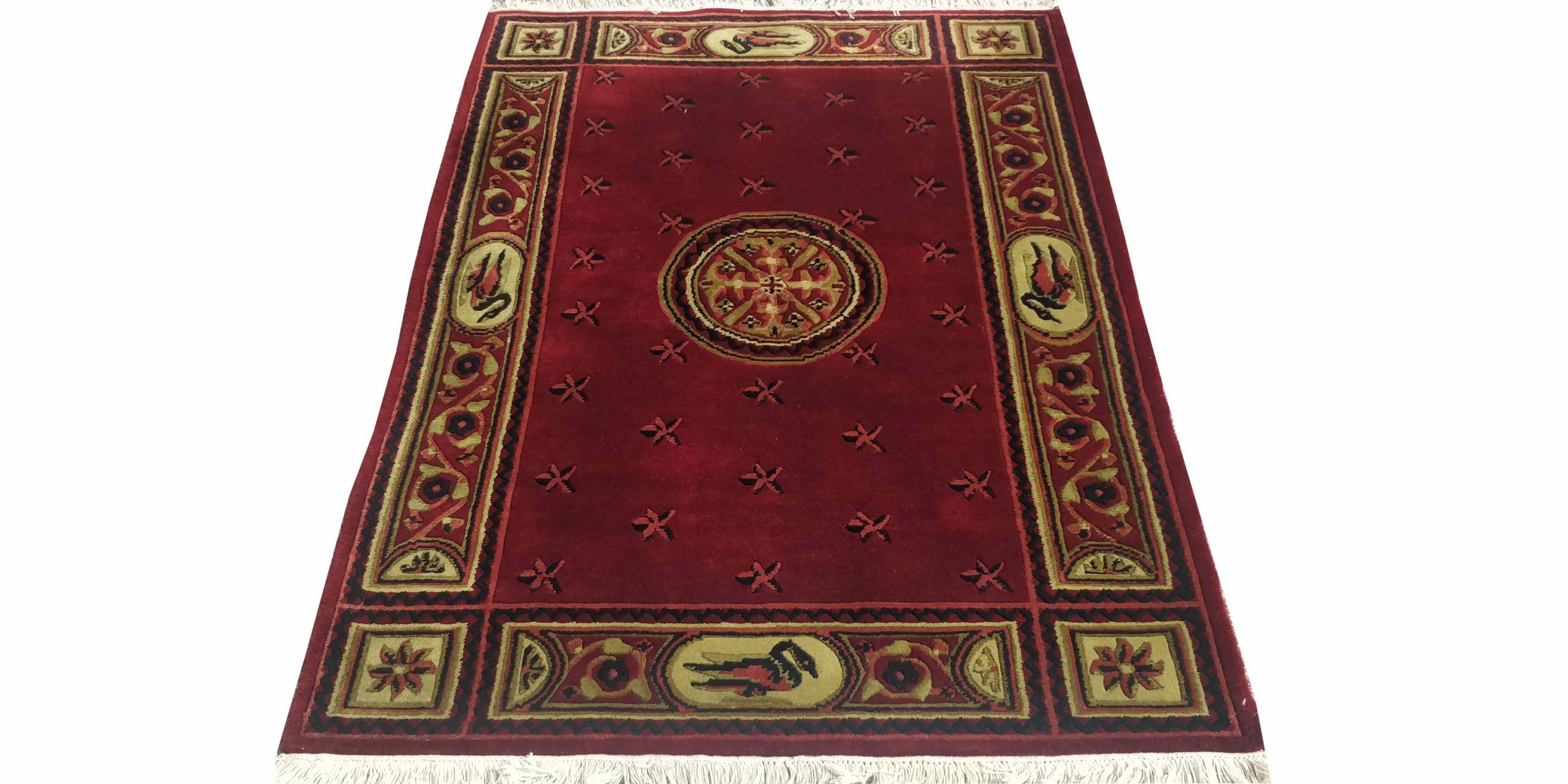 4X6 Red Modern Age Tibetan Rug 1 9589749 Scaled 1