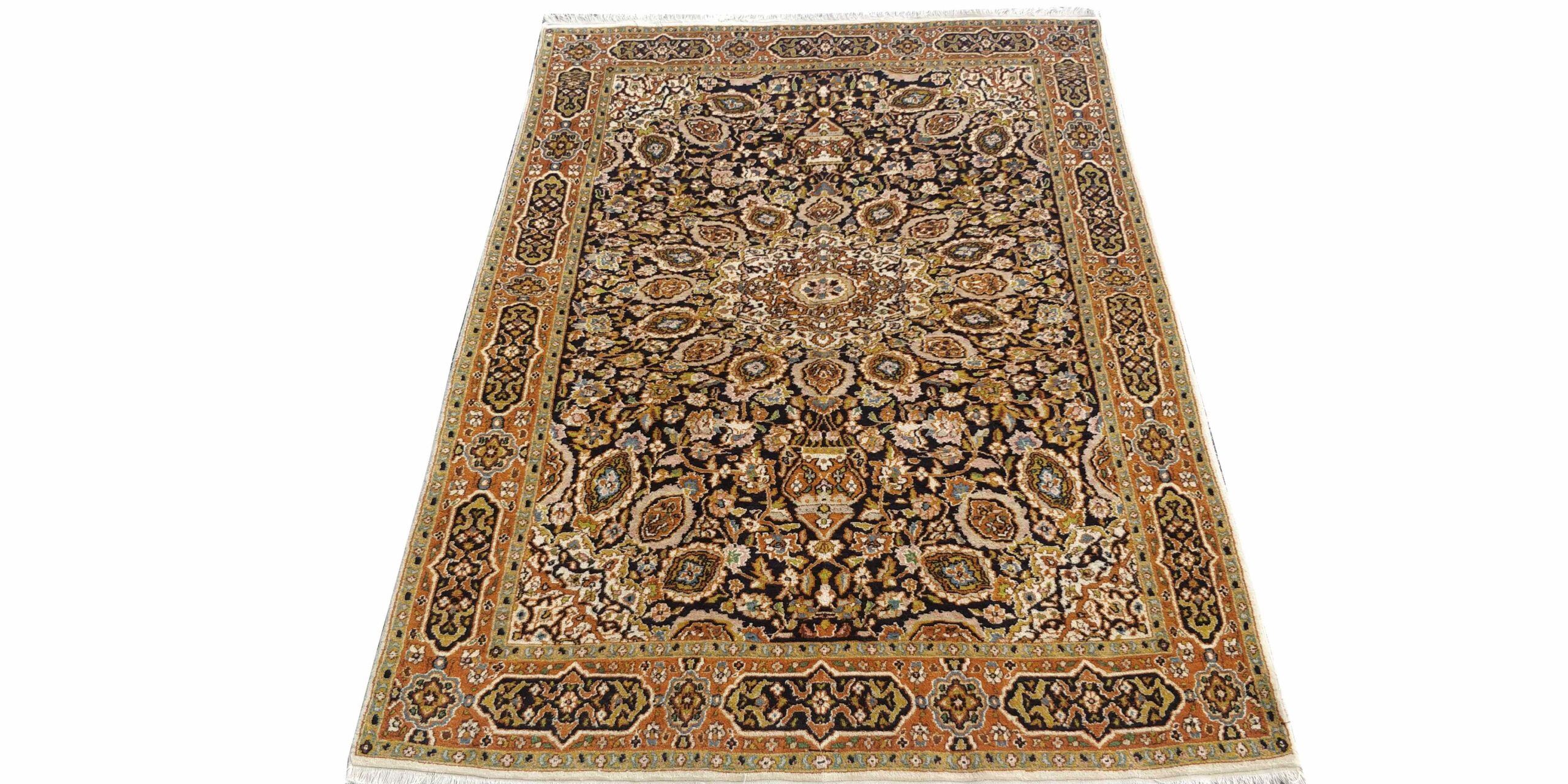 4X6 Blue Antique Tabriz Rug 1 9589930 Scaled 1
