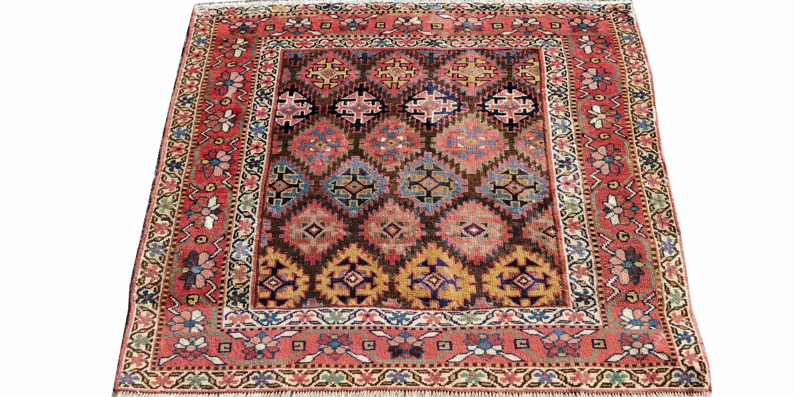 3X5 Rose Red Antique Shrivan Rug 1 9589951 Scaled 1